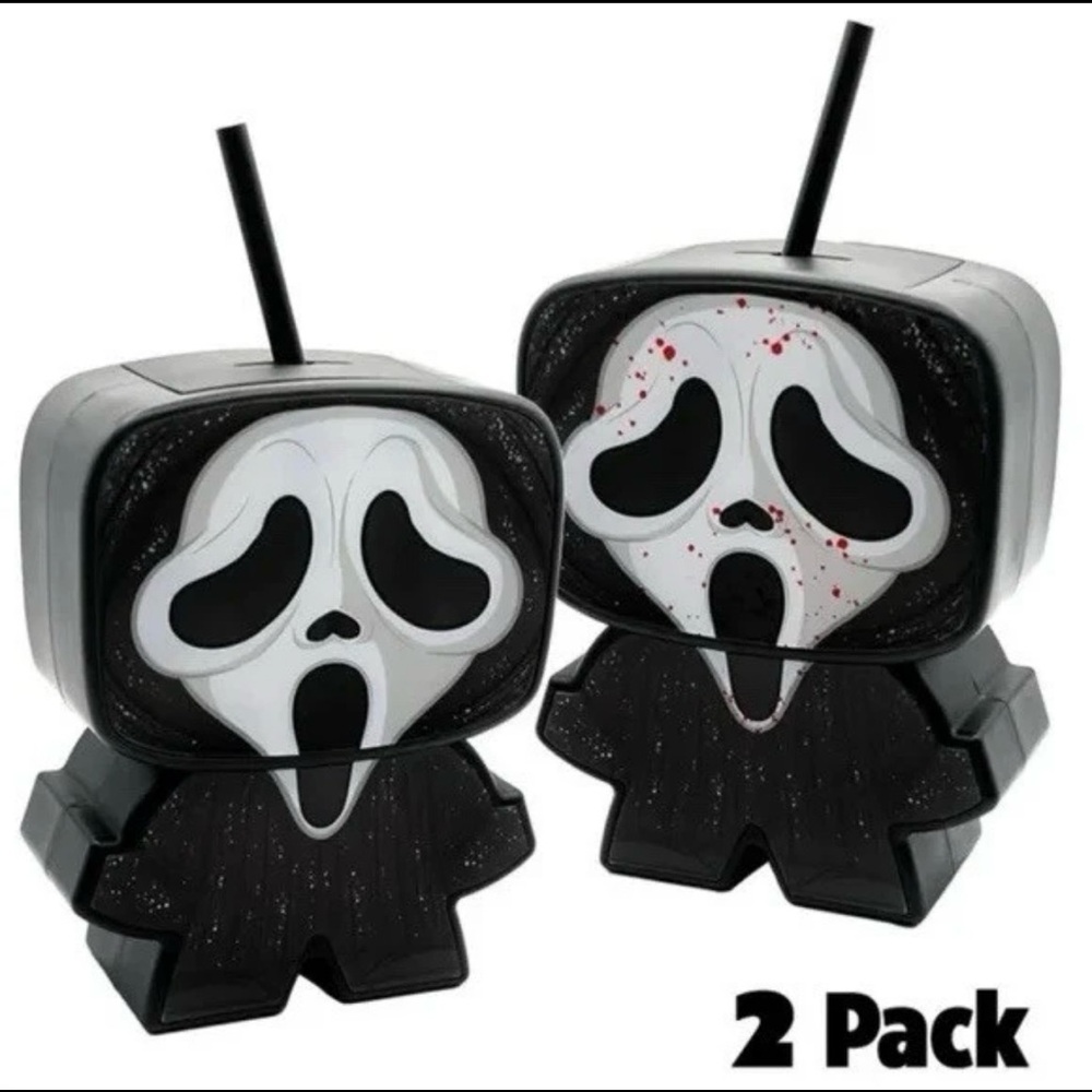 Scream 6 Ghostface 2 Cups Cinemark Movie Promo